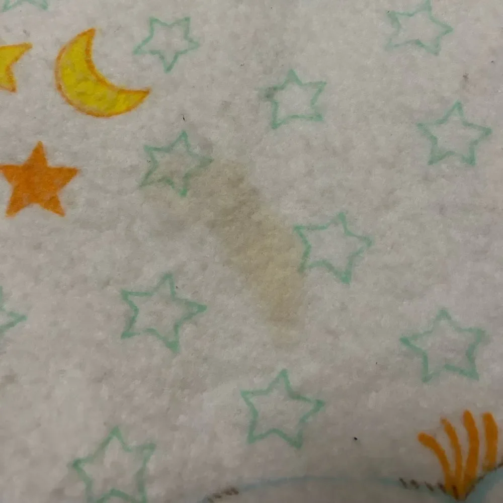 Vintage Satin Edge Baby Blanket Star Moon Sleepy Giraffe Duck Dog Cat Tiger Bear